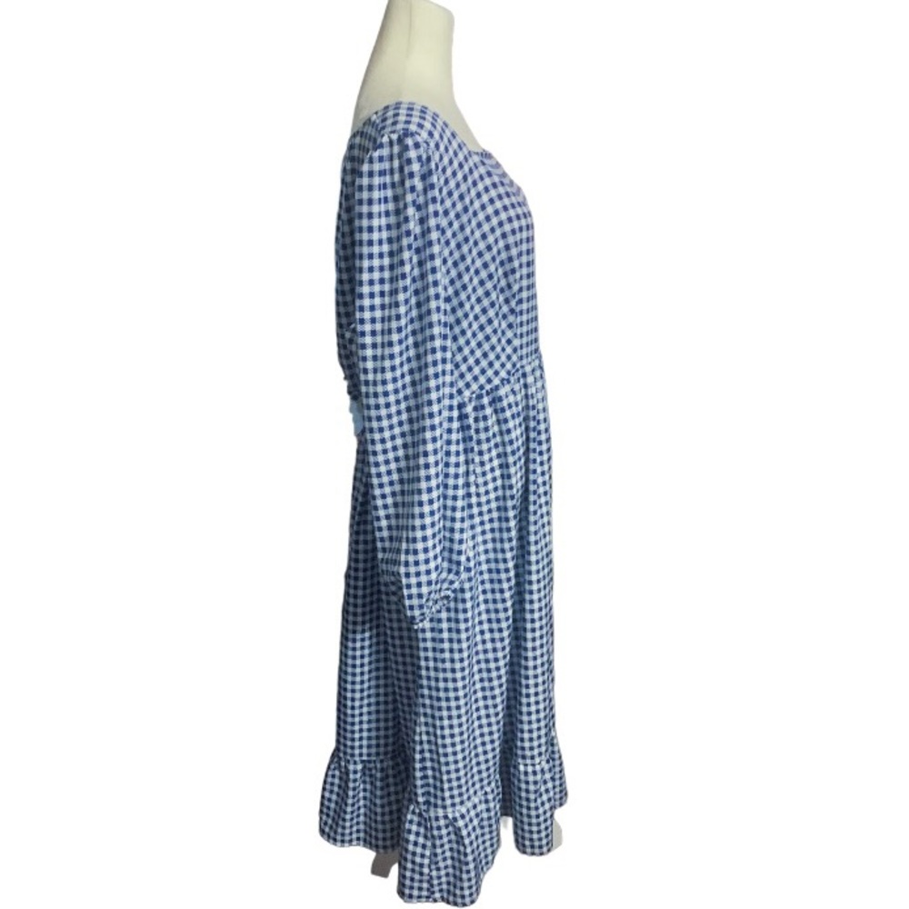 Gingham Midi Dress - Picture 4 of 5
